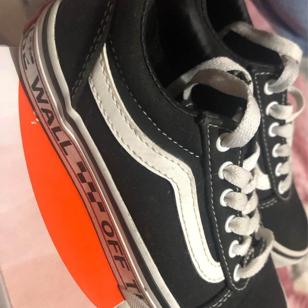 Vans Black and White Sneakers